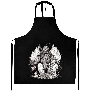 Discover Be fierce with this monster design Aprons