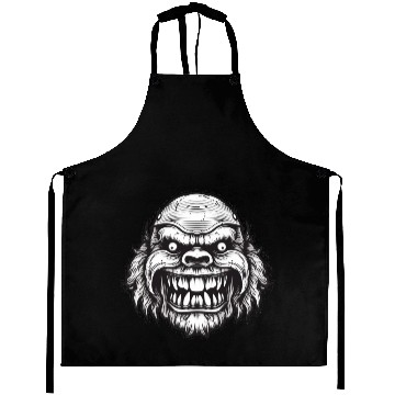 Discover Unleash the Monster with this Heavy Metal Design! Aprons