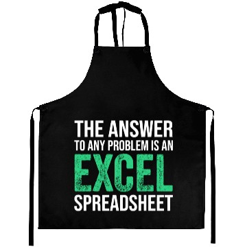 Discover The Answer To Any Problem Is An Excel Spreadsheeta Aprons