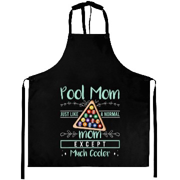 Discover Pool Mom Pool Billiards Mother s Day Pool Player Aprons