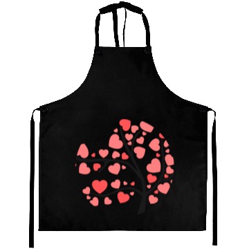 Discover Beautiful Heart tree Aprons