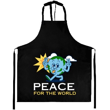 Discover Spread Peace with our World-Embracing Design Aprons