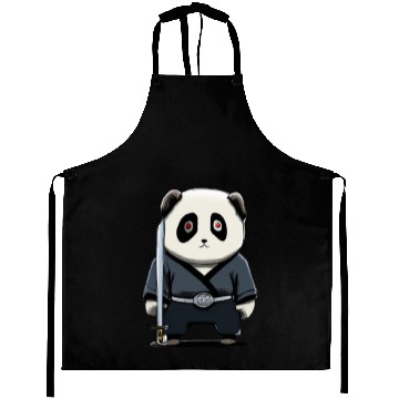 Discover Samurai panda Aprons