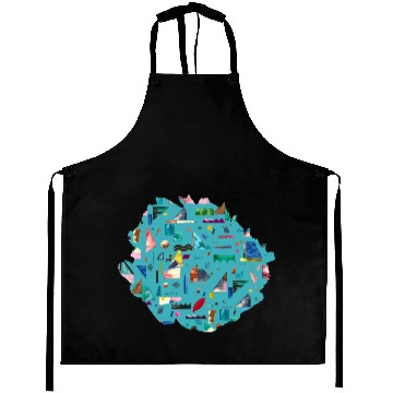 Discover Sailing Boats Multi Blue Aprons