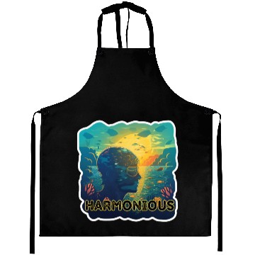 Discover Harmonious Depths Journey into Ocean Vibes Aprons