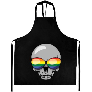 Discover Skeleton Gay LGBTQ Rainbow LGBT Pride Month Aprons