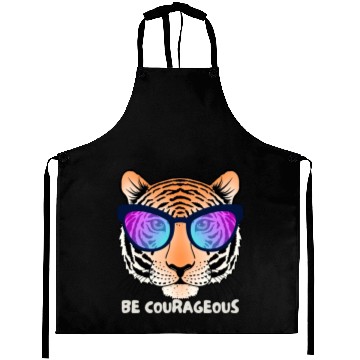 Discover Be Courageous like a Lion Aprons
