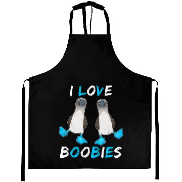 Discover I Love Boobies Funny Booby Bird Aprons