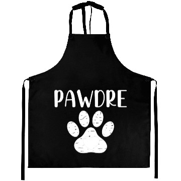 Discover Funny Dog Dad Pawdre Aprons