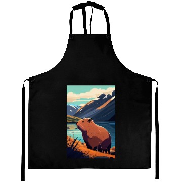 Discover Capybara Nature Capibara Aprons