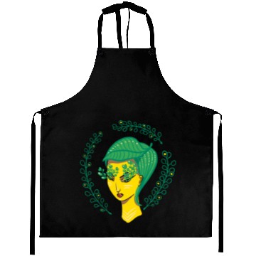 Discover Hello Spring Green Witch Mother Nature Aprons