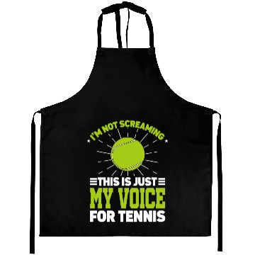 Discover I'm Not Screaming Coaching Racket Sports Coach Aprons