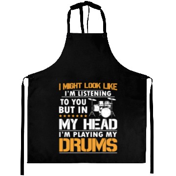 Discover I Might Look Like I'm Listen To You Drummer Aprons