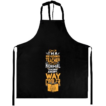 Discover Cool Reading Teacher Aprons