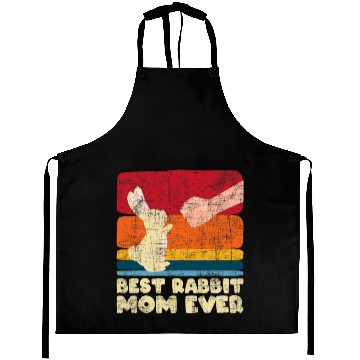 Discover Best Rabbit Mom Ever Bunny Farmer Zookeeper Aprons