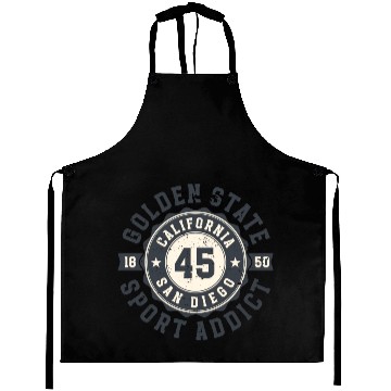 Discover California Golden State San Diego Sport Addict Aprons