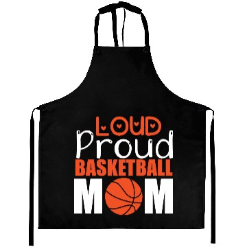 Discover Loud Proud Basketball Mom Aprons