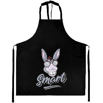Discover Smart Donkey Zookeeper Animal Lover Farmer Aprons