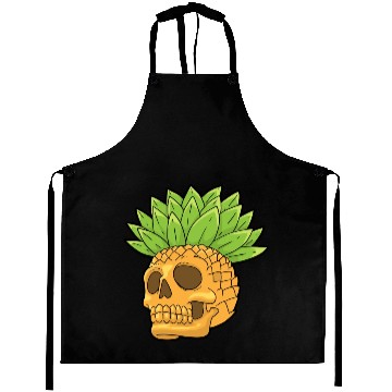 Discover Pineapple Skull Aprons