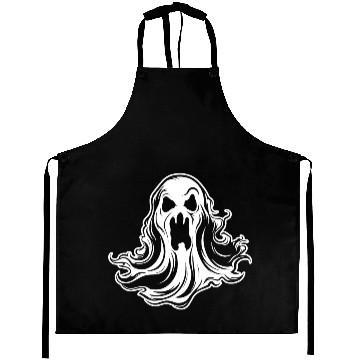 Discover Ghost Halloween Spooky Aprons