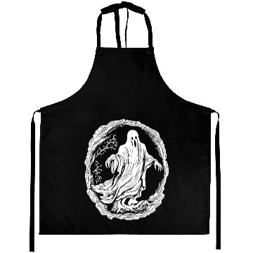 Discover Ghost Halloween Spooky Aprons