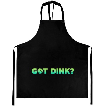 Discover Got Dink Horizontal Green Aprons
