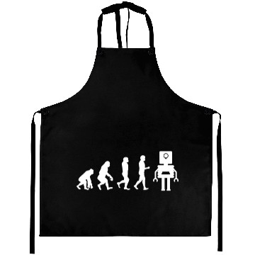 Discover Funny Robotic Machine Learning AI Evolution Robot Aprons
