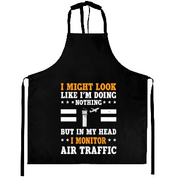 Discover Funny Air Traffic Controller Humor Aviation Safety Aprons