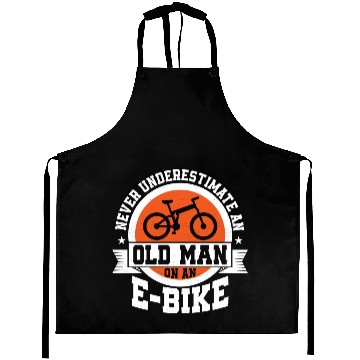 Discover Never Underestimate An Old Man On An E-Bike Electr Aprons