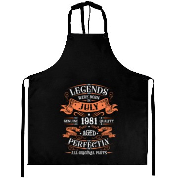 Discover July 1981 anniversary 1981 legends July Aprons