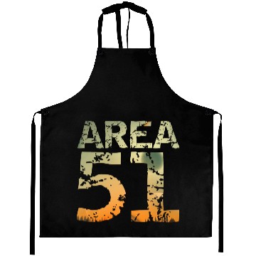 Discover Area 51 UFO Design Aprons