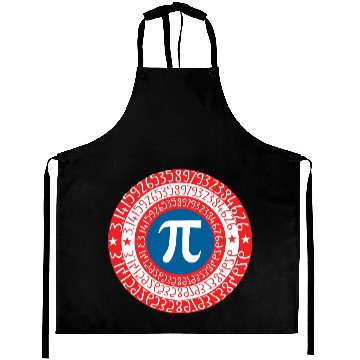 Discover Captain Pi Superhero Shield Aprons