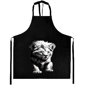 Discover Baby Lion Exploring on his Own Aprons