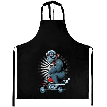 Discover Gorilla Monkey Bike Aprons
