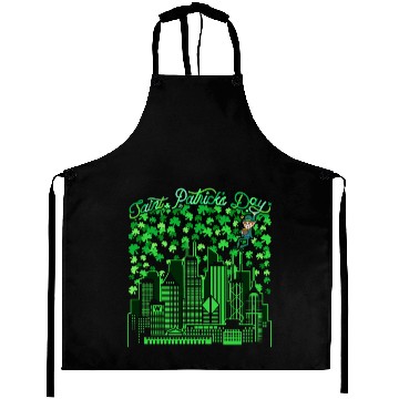 Discover Chicago Illinois Saint Patricks Day Aprons