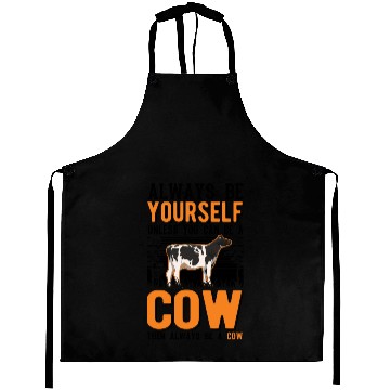 Discover Cow Gift Farmer Cattle Breeder Cows Aprons
