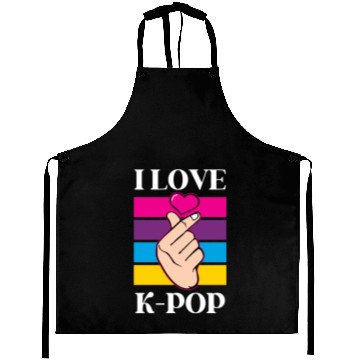 Discover K-Pop K-drama Korean Music KPop Kdrama Gift Aprons