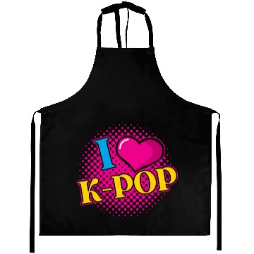 Discover K-Pop K-drama Korean Music KPop Kdrama Gift Aprons