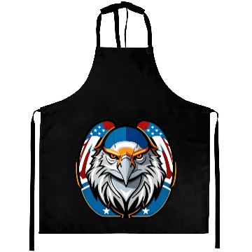 Discover American Eagle Printed Aprons