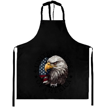 Discover Proud American Independence Day Freedom Aprons