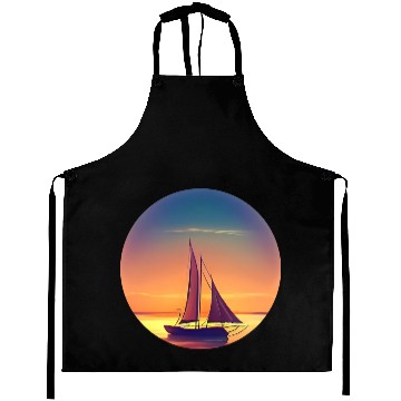 Discover Sailboat sunset design Aprons