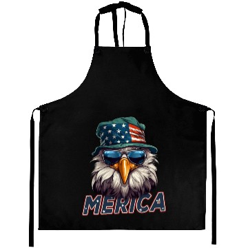 Discover Proud American Independence Day Freedom Aprons