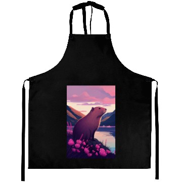Discover Capybara Nature Capibara Aprons