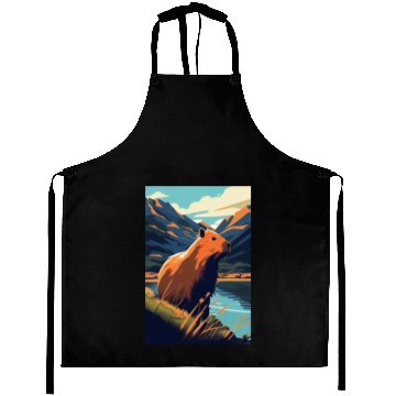 Discover Capybara Nature Capibara Aprons