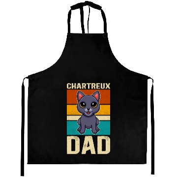 Discover Chartreux Dad Cat Owner Aprons