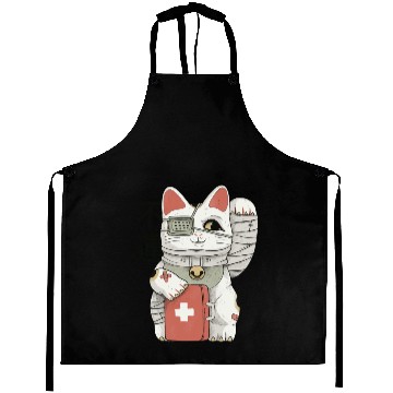 Discover Unlucky White Cat Aprons