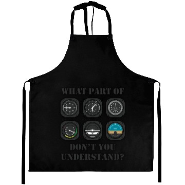 Discover Funny Pilot - Aviation Airline Pilot Instruments Aprons