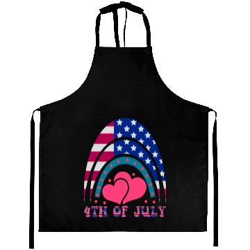 Discover 4th of July, Love America Aprons