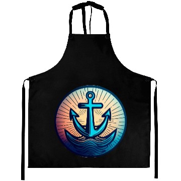 Discover Sailing Motor Boat Anchor Around Sunset Aprons