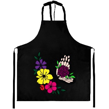 Discover butterfly and rainbow flower Aprons